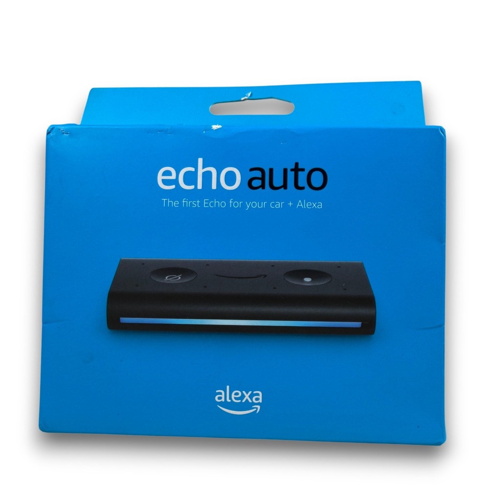 Amazon Echo Auto 1st Gen Smart Car Assistant Alexa Black Bluetooth Hands-Free